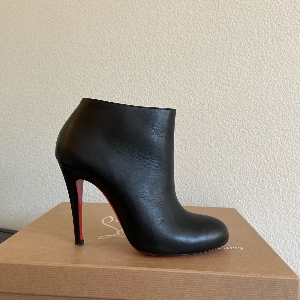 Christian Louboutin Belle 100 Calf Booties US 8.5 - Picture 2 of 8